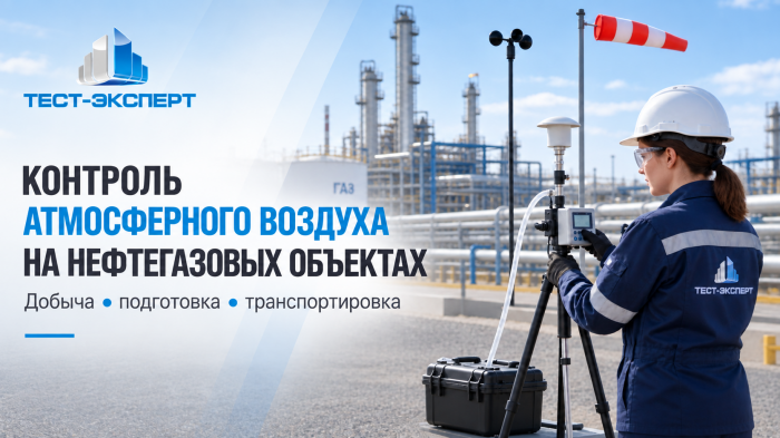 Контроль атмосферного воздуха на объектах добычи, подготовки и транспортировки нефти и газа