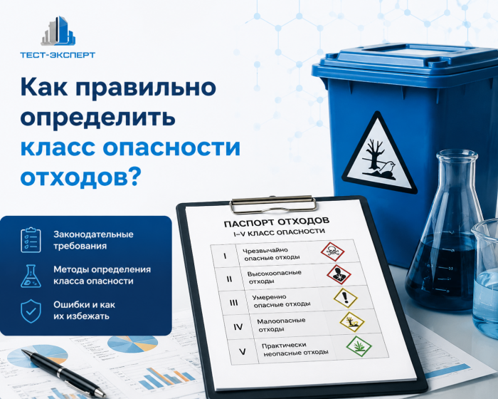 Как правильно определить класс опасности отходов?